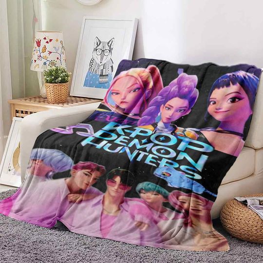 Discover K-Pop D-emon H-unter Blanket Anime  Fleece Blanket