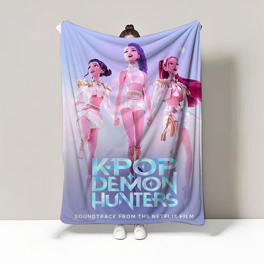 Discover New K Pop Demon Hunters  Fleece Blanket
