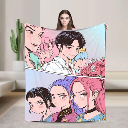 Discover K-Pop Demon Hunters  Fleece Blanket