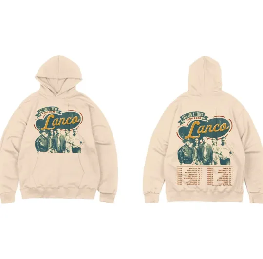 Discover Lanco Call You A Friend Tour 2026 Hoodie