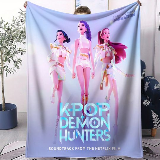 Discover K-Pop D-emon H-unters Anime  Fleece Blanket