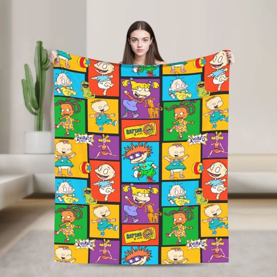 Discover Rugrats Cartoon Blanket  Super  Fleece Blanket