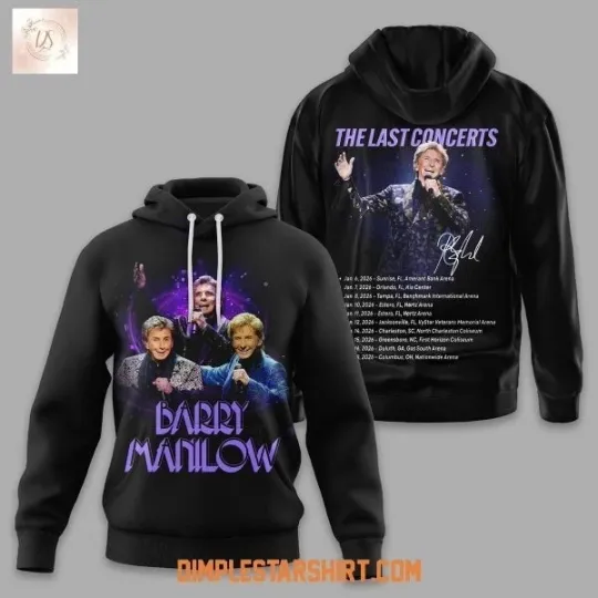 Discover Manilows The Last Concert Hoodie 3D, AOP