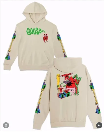 Discover GOOSE BAND NEW MERCH, REPRINT 3D HOODIE, AOP