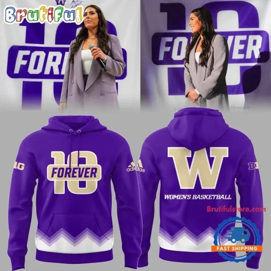 Discover WASHINGTON TEAM WOMEN BASKETBALL FOREVER 10, 3D HOODIE, AOP