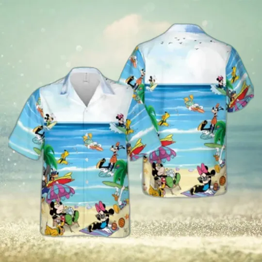 Discover Summer Aloha Mickey Mouse Hawaiian Shirt for Disney Lovers