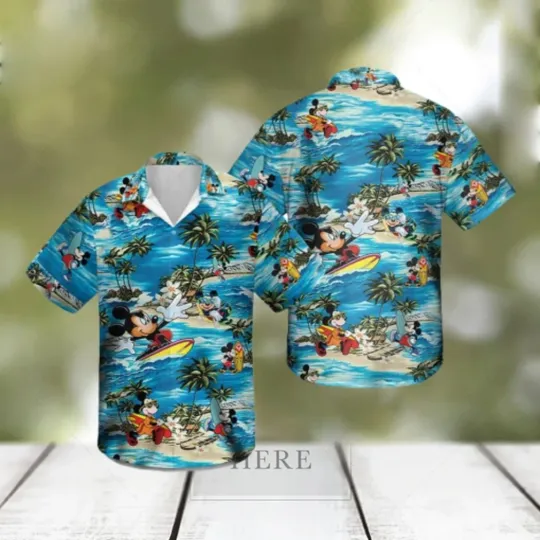 Discover Disney Mickey Mouse Hawaiian Shirt for Summer