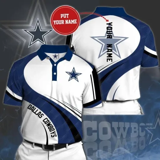 Discover Personalized Dallas Football Team Cowboyss Polo Shirt, Gift For Fan, Gift For Men
