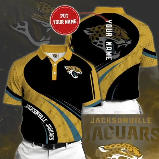Discover Personalized Jacksonville Football Team Jaguarss Polo Shirt, Gift For Fan, Gift For Men