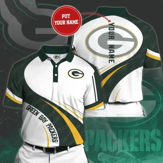 Discover Personalized Green Bay Football Team Packerss Polo Shirt, Gift For Fan, Gift For Men