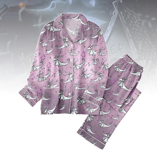 Discover Nightmare Before Christmas Zero Dog Sleepwear Gift For Fan Pajamas Set