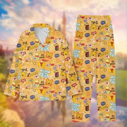 Discover Pooh Bear Winnie The Pooh Honey Bear Lovers Valentine's Day Pajamas Set