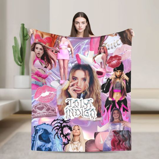 Discover L-Lolas I-Indigos Spanish Fleece Blanket