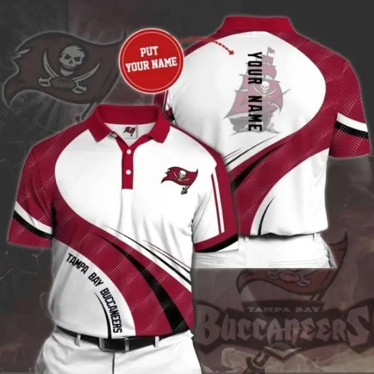 Discover Personalized Tampa Bay Football Team Buccaneerss Polo Shirt, Gift For Fan, Gift For Men