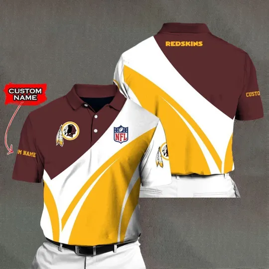 Discover Personalized Washington Football Team Redskinss Polo Shirt, Gift For Fan, Gift For Men