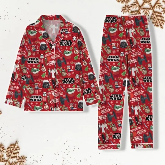 Star Wars Guardians Of The Galaxy Christmas Festive Holiday Pajamas Set
