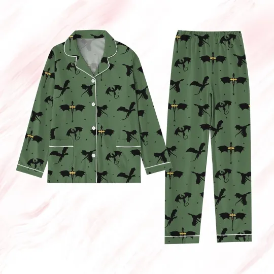Discover Fourth Wings Pajamas Set, Fly Or Die Holiday Pajamas, Basgiath War College