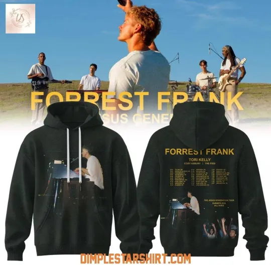 Discover Forrest Frank The Jesus Generation Tour Black Hoodie 2D, REPRINT