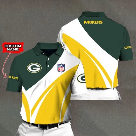 Discover Personalized Green Bay Football Team Packerss Polo Shirt, Gift For Fan, Gift For Men