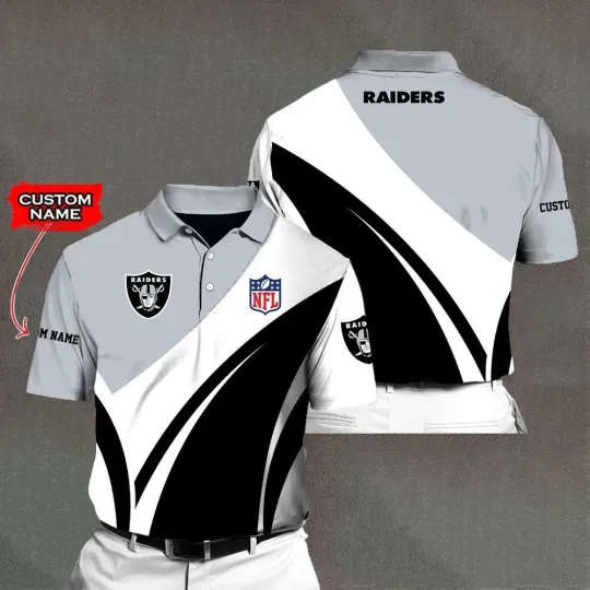Discover Personalized Las Vegas Football Team Raiderss Polo Shirt, Gift For Fan, Gift For Men