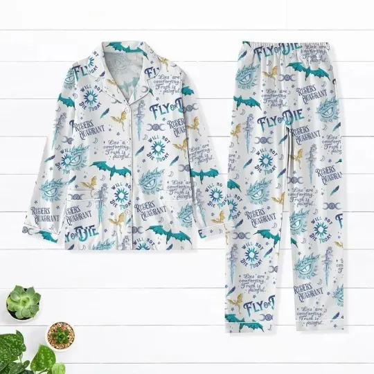 Basgiath War College Fourth Wing Pajama Set