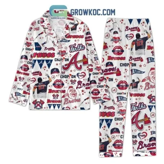 Atlanta Braves Love Pajamas Set