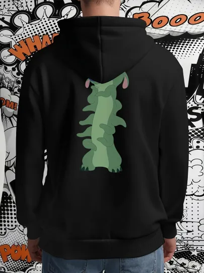 Discover Disney Stitch Hoodie - Stitch Character Pullover Sweatshirt with Stitch Face