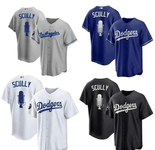 Discover VINSCULLY X LOS ANGELES TEAM, 3D BASEBALL JERSEY, AOP