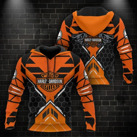 Discover Harley Racing Davidson 3D Hoodie for Men