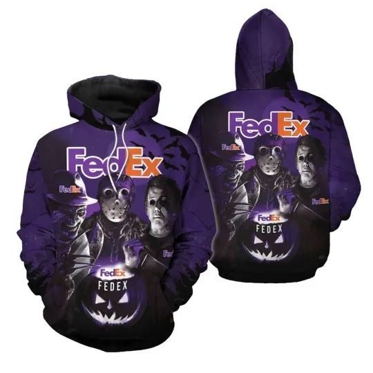 Fedex horrnor Hoodie 3D Full Size S-5XL For Men Women