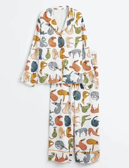 Discover Women’s Greyhound Whippet Lurcher Art Pajama Set