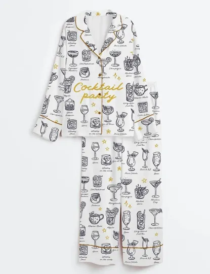 Discover Women’s Cocktail Party Pajama Set