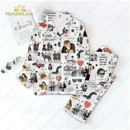 Discover The Twilight Saga Pyjama Pajamas Set HG Edward Bella Pajama