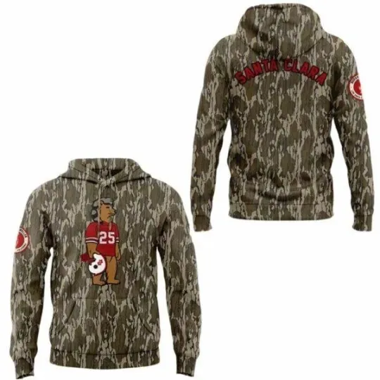 Wallen Western Santa Cla*ra 2025 Camo 3D Hoodie Full Size S-5XL