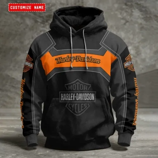 Harley Racing Davidson 3D Hoodie for Men