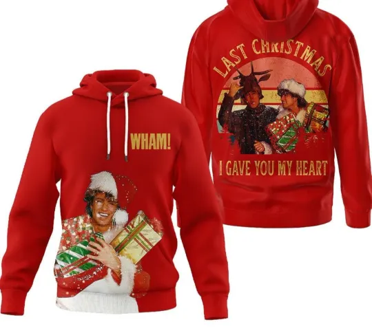 Discover Wham Last Christmas 3D Hoodie