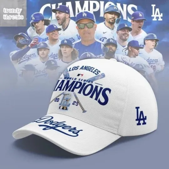 Discover LA Dodger Back To Back World Series 2025 (3 color) Cap Gift For All