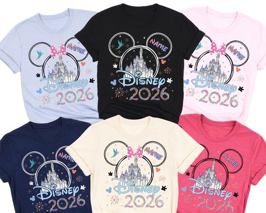 Discover Disney Matching Family 2026 Trip Shirts, Disney Shirts, Disneyworld 2026 sweatshirt, Matching couple shirts, Disney shirts, Disneyland 2026