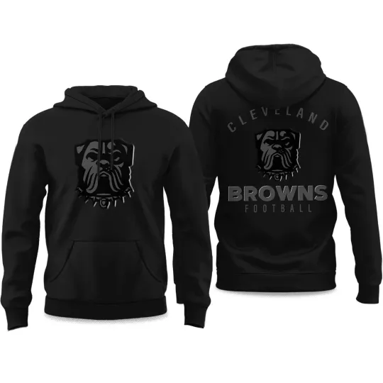 Discover 2025 Browns Back In Black Hoodie Size S-5XL