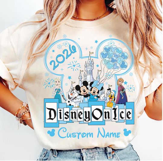 Discover Personalized Disney on Ice Shirt, Mickey and Friends Disney is Better On Ice, Disneyland Family Vacation 2026,Disney on Ice Show Winter Trip