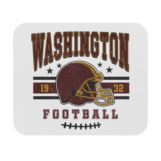 Discover Washington Mouse Pad, Sports Fan Gift, Computer Accessories