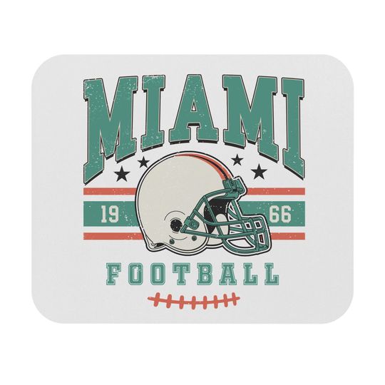 Discover Miami Mouse Pad, Sports Fan Gift, Computer Accessories