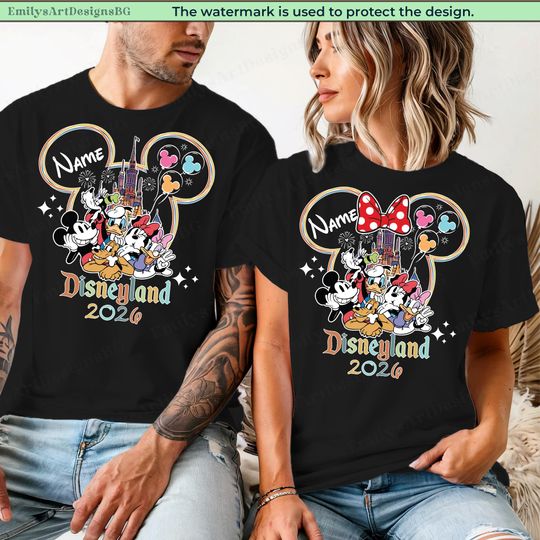 Discover Custom Disneyland 2026 Shirt, Disney Squad T-shirt, Personalized Disneyworld Tees, Disney Vacation Tee, Disneyland Paris T-shirts