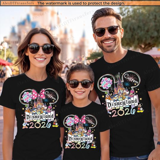 Discover Custom Disneyland Trip 2026 Shirt, 2026 Disneyland Shirt, Personalized Disney Family Shirts, 2026 Disney Group Shirt, Disney Squad Shirt