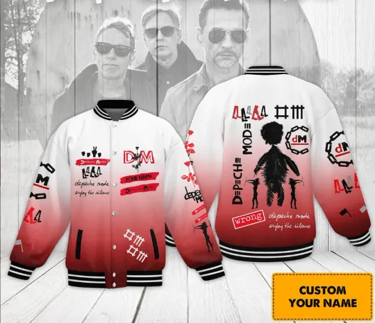 Discover Depeche Mode Angel Personalized Baseball Jacket