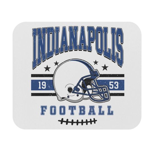 Discover Indianapolis Mouse Pad, Office Desk Mousepad, Non Slip Desk Mat, Sports Fan Gift, Computer Accessories