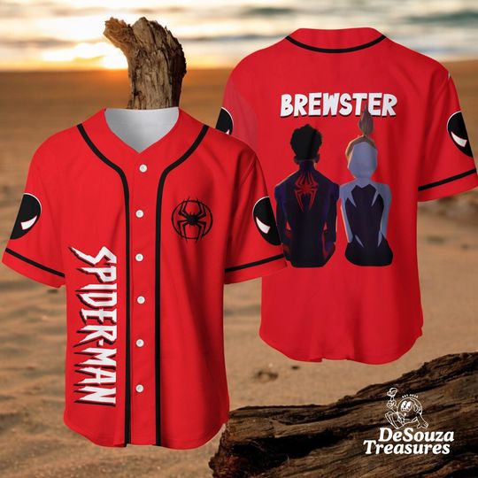 Discover Hero Couple Custom Name Baseball Jersey, Personalized Matching Shirt, Custom Number Gift