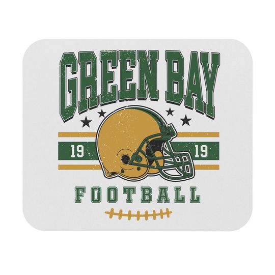 Discover Green Bay Mouse Pad, Office Desk Mousepad, Non Slip Desk Mat, Sports Fan Gift, Computer Accessories