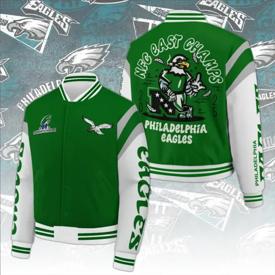 Discover Eagles Varsity Jacket