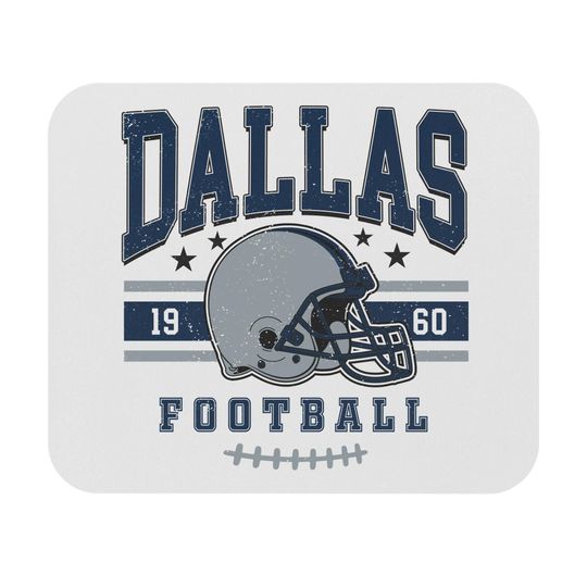 Discover Dallas Mouse Pad, Office Desk Mousepad, Non Slip Desk Mat, Sports Fan Gift, Computer Accessories